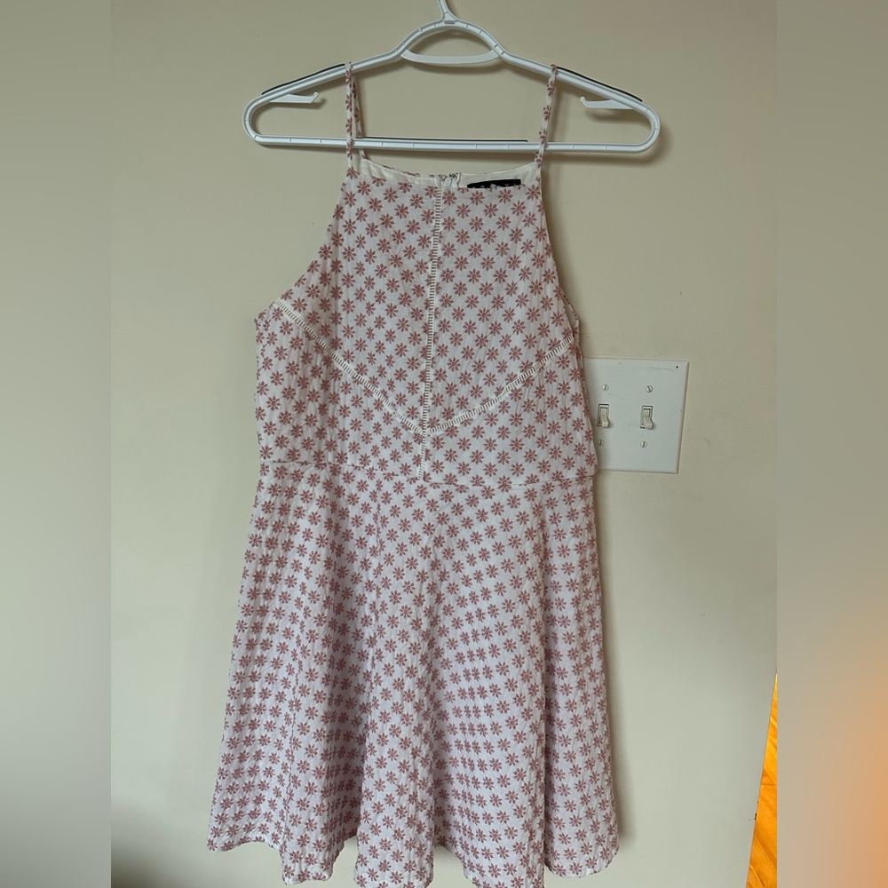 Trixxi pink and white flower dress